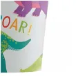 dekoracja na urodziny dzien dziecka kubeczki papierowe dinozaury 200 ml 8 szt