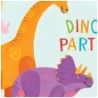 dekoracja na urodziny dzien dziecka talerzyki papierowe dinozaury 20 cm 8 szt