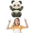 dekoracja na urodziny dzungla party balon foliowy stojacy urocza panda 37 shp