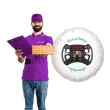 dekoracja na urodziny fana wyscigow f1 balon foliowy kierownica wyscigowki 18 rnd