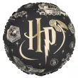 dekoracja na urodziny halloween balon foliowy harry potter hp do girland czarny zloty 18 rnd