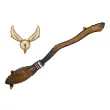 dekoracja na urodziny halloween balony foliowe xl harry potter nimbus 2000 i zloty znicz 2 szt