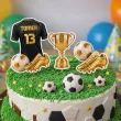 dekoracja na urodziny kibica pilkarza topper na tort pikery koszulka pilkarska personalizacja