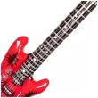 dekoracja na urodziny koncert festiwal dmuchaniec gitara elektryczna czerwona 106 cm