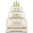 dekoracja na urodziny metrowy stojacy balon foliowy tort urodzinowy happy birthday 57