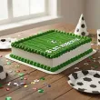 dekoracja na urodziny personalizowany oplatek na tort pilka nozna boisko z imieniem 21x29 cm