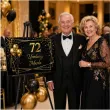dekoracja na urodziny tablica powitalna dowolne urodziny twoje imie zloto czarna balony glamour