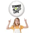 dekoracja na urodziny tenisisty kibica balon foliowy tennis is life 18 rnd