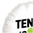 dekoracja na urodziny tenisisty kibica balon foliowy tennis is life 18 rnd