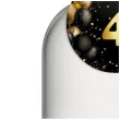 dekoracja na urodziny zawieszki na alokohol liczba 40 czarno zlota glamour 10 szt