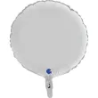 dekoracja na wesele komunie rocznice slub chrzest balon foliowy bialy satynowy do girland 18 rnd