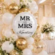 dekoracja na wesele prezent na slub balon foliowy mr mrs nazwisko personalizacja bialy 18