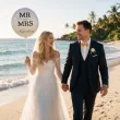 dekoracja na wesele prezent na slub balon foliowy mr mrs nazwisko personalizacja bialy 18