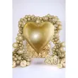 dekoracja na wesele rocznice slubu balon foliowy serce xl zloty prezent na walentynki 63