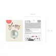 dekoracja na wesele slub urodziny balon xl glossy metaliczny srebrny 24 x1