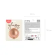 dekoracja na wieczor panienski slub urodziny balon xl glossy metaliczny rose gold 29 x1