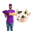 dekoracja na wiejskie party farma balon foliowy wiejskie zwierzeta krowka