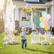 dekoracja na wielkanoc zajaca balon foliowy piskle w pisance kurczak 22