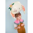dekoracja na wielkanoc zajaca balon foliowy uroczy kroliczek partydeco 20 shp