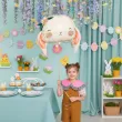 dekoracja na wielkanoc zajaca balon foliowy uroczy kroliczek partydeco 20 shp