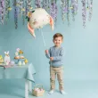 dekoracja na wielkanoc zajaca balon foliowy uroczy kroliczek partydeco 20 shp