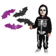 dekoracja nietoperze czarno fioletowa amscan 4 szt