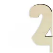 dekoracja numer na stol 20 drewno 24 cm