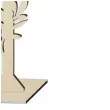 dekoracja numer na stol 21 drewno 24 cm