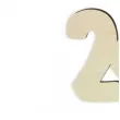 dekoracja numer na stol 24 drewno 24 cm