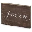 dekoracja numer na stol seven partydeco 2x18x12 5 cm