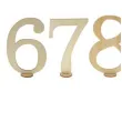 dekoracja numery na stol godan 11 cm 10 szt