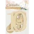 dekoracja numery na stol godan 11 cm 10 szt