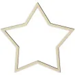 dekoracja obrecz gwiazda lapacz snow drewno 22 cm