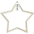 dekoracja obrecz gwiazda lapacz snow drewno 25 5 cm