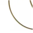 dekoracja obrecz ksiezyc zlota matowa dekorlamp 17 cm