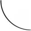 dekoracja obrecz lapacz snow czarna dekorlamp 90cm