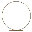 dekoracja obrecz na podstawie zlota chaks 30 cm