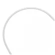 dekoracja obrecz serce biala dekorlamp 17 cm