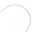 dekoracja obrecz serce biala dekorlamp 17 cm