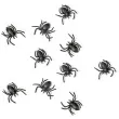 dekoracja pajaki czarne partydeco 10 szt