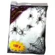 dekoracja pajeczyna nylon bialy guirca 100g