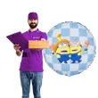 dekoracja prezent na urodziny balon foliowy minionek mel minionki na hel 18
