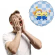 dekoracja prezent na urodziny balon foliowy minionek mel minionki na hel 18