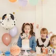 dekoracja prezent na urodziny balon foliowy piesek happy birthday 18 rnd