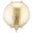 dekoracja prezent na urodziny balon foliowy you are the best kremowo zloty matowy 18 rnd