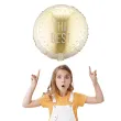 dekoracja prezent na urodziny balon foliowy you are the best kremowo zloty matowy 18 rnd