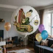 dekoracja prezent na urodziny dla wedkarza balon foliowy zlota rybka imie rybak bialy 18