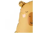 dekoracja prezent na urodziny siedzaca urocza kapibara partydeco 37 cali