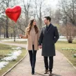 dekoracja prezent na walentynki dzien kobiet balon foliowy serce czerwone 18 hrt