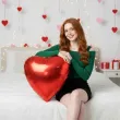 dekoracja prezent na walentynki dzien kobiet balon foliowy xl serce czerwone 24 hrt